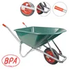 BPA Schubkarre pannensicher Vollgummirad 100l PP  Mulde Produktbild-Vorschau 1