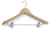 Zeller Kleiderbügel m. Clips, 3-er Set, natur 44,5 Produktbild-Vorschau 2