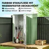Outsunny Gartenhaus Metallgerätehaus mit Tür für den Produktbild-Vorschau 4