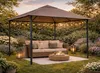 Ersatzdach für Garten Pavillon 3x3m Taupe / Beigegrau RAL Produktbild-Vorschau 3