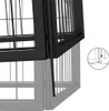 vidaXL Parc pour chiens 4 pièces noir 100x50cm Acier revêtu Voir les images du produit 4