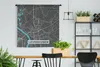 MuchoWow® Wandteppich Wandbehang Blau - Deutschland - Karte Produktbild-Vorschau 3