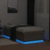 Möbel Bettgestell mit LED Grau Sonoma 75x190 cm Produktbild-Vorschau 4