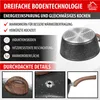 Rondel MagicHome Black Marble Line ze szklaną pokrywką, 16 Podgląd zdjęcia produktu 4