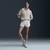 NIKE W NK ONE TF PO HOODIE POLAR Light Orewood Brown/Weiß M Produktbild-Vorschau 2