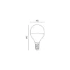 Kobi E14 LED Kugellampe 4,5W 420lm 3000K 230V Produktbild-Vorschau 8