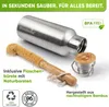Gourde en acier inoxydable Blockhütte 1 l isolée, thermos 1 Voir les images du produit 4