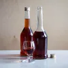 6er Set Glasflaschen 500ml mit goldenem Schraubverschluss – Produktbild-Vorschau 2