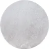 A round, light gray rug on a white background. Produktbild-Vorschau