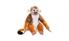 A stuffed toy monkey is sitting on a white background. Produktbild-Vorschau