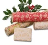 Geschenkpapier Zweige, Rot, 0,70 x 10 m, Kraftpapier - Produktbild-Vorschau 3