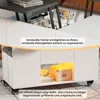 Couchtisch mit 4 Hockern& LED,  Verwandlungs Esstisch, Produktbild-Vorschau 9