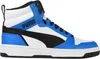 Puma Rebound V6 Mid Jr White-Black-Racing Blue Größe EU Produktbild-Vorschau 20