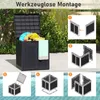 COSTWAY box da giardino 145L, box per cuscini con coperchio Anteprima dell’immagine prodotto 8