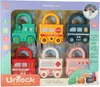 Jeu de puzzle éducatif blocs de voiture cadenas jouet Voir les images du produit 9