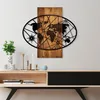 Wallity, World Map 4-M, Accessoire mural décoratif en bois, Voir les images du produit 1