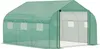 Outsunny Serre Tunnel de Jardin Grande 3.5 x 3 x 2 m - 6 Voir les images du produit 1