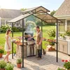 Outsunny Grillpavillon mit Flammschutzdach 2,5 x 1,5m Produktbild-Vorschau 7