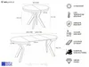 Runder Esstisch Ausziehbar 100-200 cm XXL Groß – Produktbild-Vorschau 5