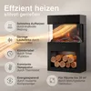 KAMINIO Elektrický krb HENRI – Elektrický krb s kúrením, 3D Náhľad obrázku produktu 4