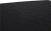 A close-up, angled view of a black quilted mattress protector. Podgląd zdjęcia produktu