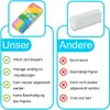 10 gommes à effacer arc-en-ciel de la marque BUNTER, Voir les images du produit 5