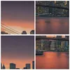 Bild auf Leinwand - Leinwandbild - New York Brücke Nacht - Produktbild-Vorschau 8