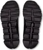 The soles of two black athletic shoes are shown from an underneath view against a white background. Anteprima dell’immagine prodotto