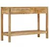 vidaXL Consolle con 2 cassetti 110x35x75 cm in legno Anteprima dell’immagine prodotto 9