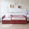 Kinderbett 190x90cm terracotta mit Schubladen ADAM Produktbild-Vorschau 2
