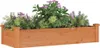 vidaXL Lit surélevé avec insert Brun 120x45x25 cm Sapin Voir les images du produit 3