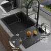 QUADRON Spülbecken 1-Becken Spüle | Größe: 86 x 50 x 21 cm Produktbild-Vorschau 4