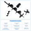 L800mm Ø150mm Erdbohrer mit SDS Plus Adapter für Produktbild-Vorschau 2
