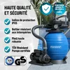 MONZANA® Pompe filtre à sable 10,2 m³ auto-amorçante pour Voir les images du produit 4