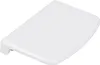 A close-up studio shot of a white refrigerator door handle. Produktbild-Vorschau
