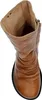 Laura Vita Damen Stiefelette slouchy Leder Boot geraffter Produktbild-Vorschau 2