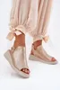 Damen Wedge Sandalen Gold Mevinette 37 Produktbild-Vorschau 3