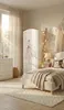 Kinder Kleiderschrank Weiß 88x187 cm mit 2 Schubladen Produktbild-Vorschau 3
