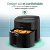 Emerio Airfryer XL AF-129622.1 – 1800W – 7,2 litres – 40 °C Voir les images du produit 2
