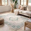 Volero - Tapis vintage - Spring Medaillon Crème/Vert - Voir les images du produit 1