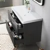 Waschtisch mit Unterschrank 80 cm Smiley Badmöbel Set Produktbild-Vorschau 2