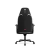 The back of a black gaming chair with white and red accents, set against a white background. Anteprima dell’immagine prodotto