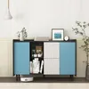 MODFU mobile bar da salotto con ante blu + 2 ripiani Anteprima dell’immagine prodotto 2