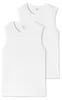 Schiesser Herren 2 er Pack Tank Top Rundhals Gr. L  weiss Produktbild-Vorschau 1