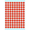 HERMA Vielzwecketiketten Ø 8 mm rund rot Papier matt 540 Produktbild-Vorschau 3