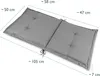 Beautissu 8er Set Premium Gartenstuhlauflage Niedriglehner Produktbild-Vorschau 2