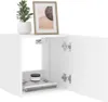 vidaXL TV-Wandschrank mit LED-Leuchten Weiß 40,5x35x40 cm Produktbild-Vorschau 7