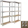 Steckregal 180x90x30 cm 2er Set Schwerlastregal 875kg Produktbild-Vorschau 1