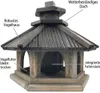 GARDEN SPIRIT Vogelhuis met voederreservoir, hout, 35 x 40 Productafbeelding-voorbeeld 1