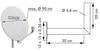 Schwaiger WAH35A 001, Metallisch, Aluminium, 350 mm Produktbild-Vorschau 10